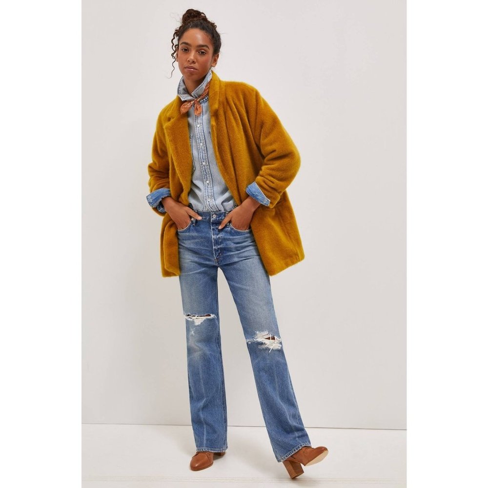 Anthropologie See U Soon Sidney Textured Coat